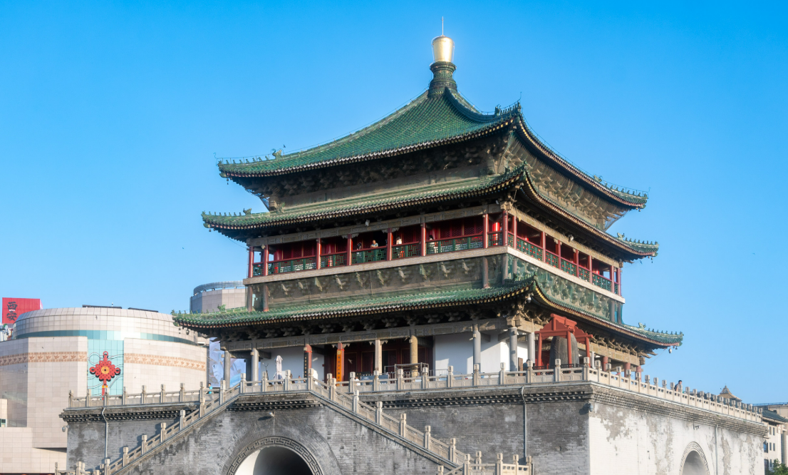 bell tower in xian